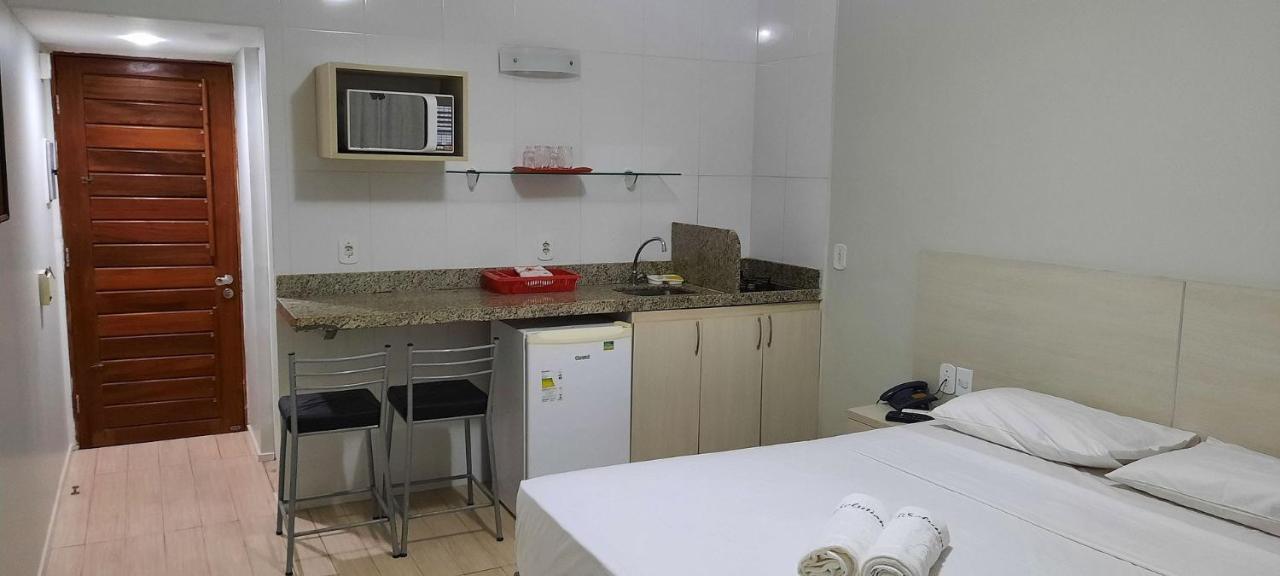102 Lindo Flat Mobiliado Com Vista Lateral Mar Na De Iracema